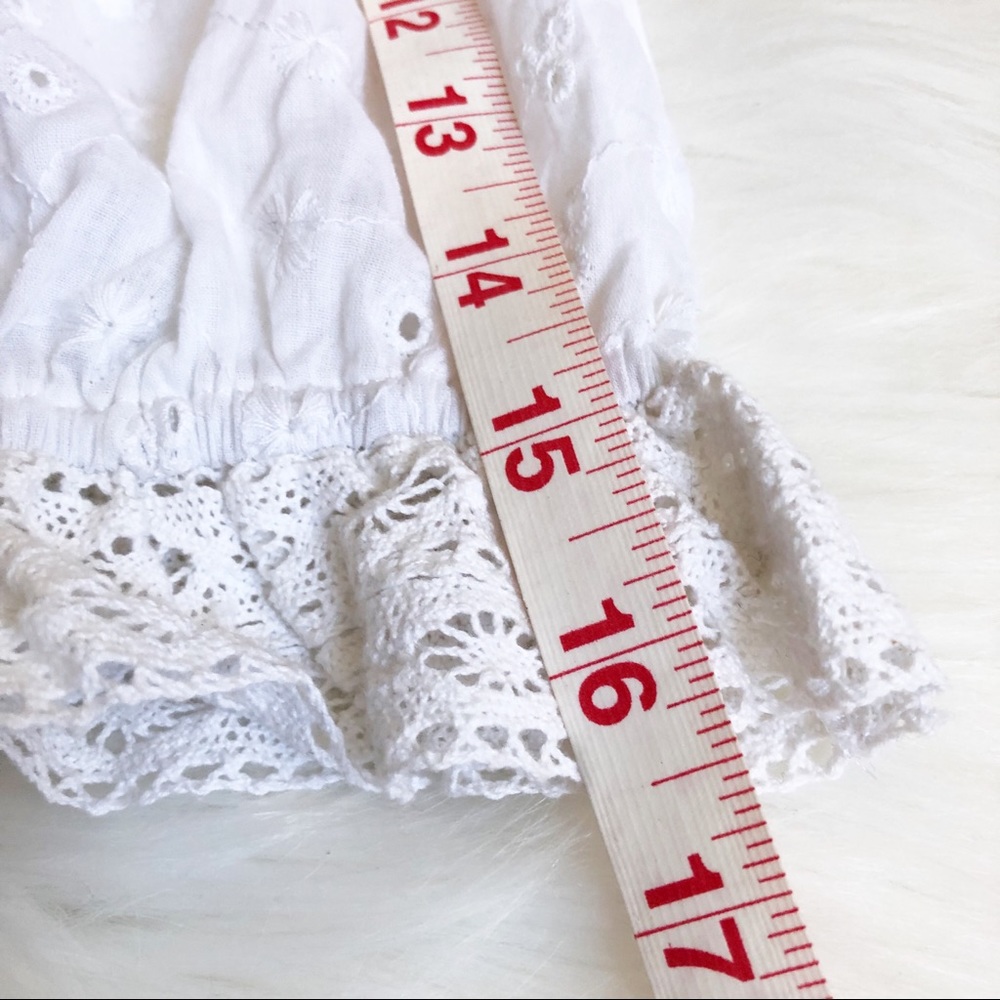 Vagamundo Lola Eyelet Crop Top XS - Picture 6 of 8